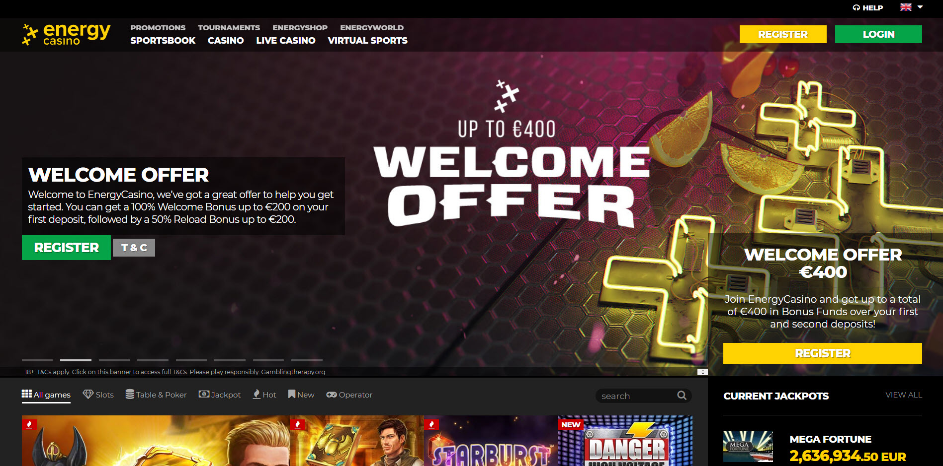 Энерджи Казино | Energy Casino 2024 - обзор официального сайта: как ...