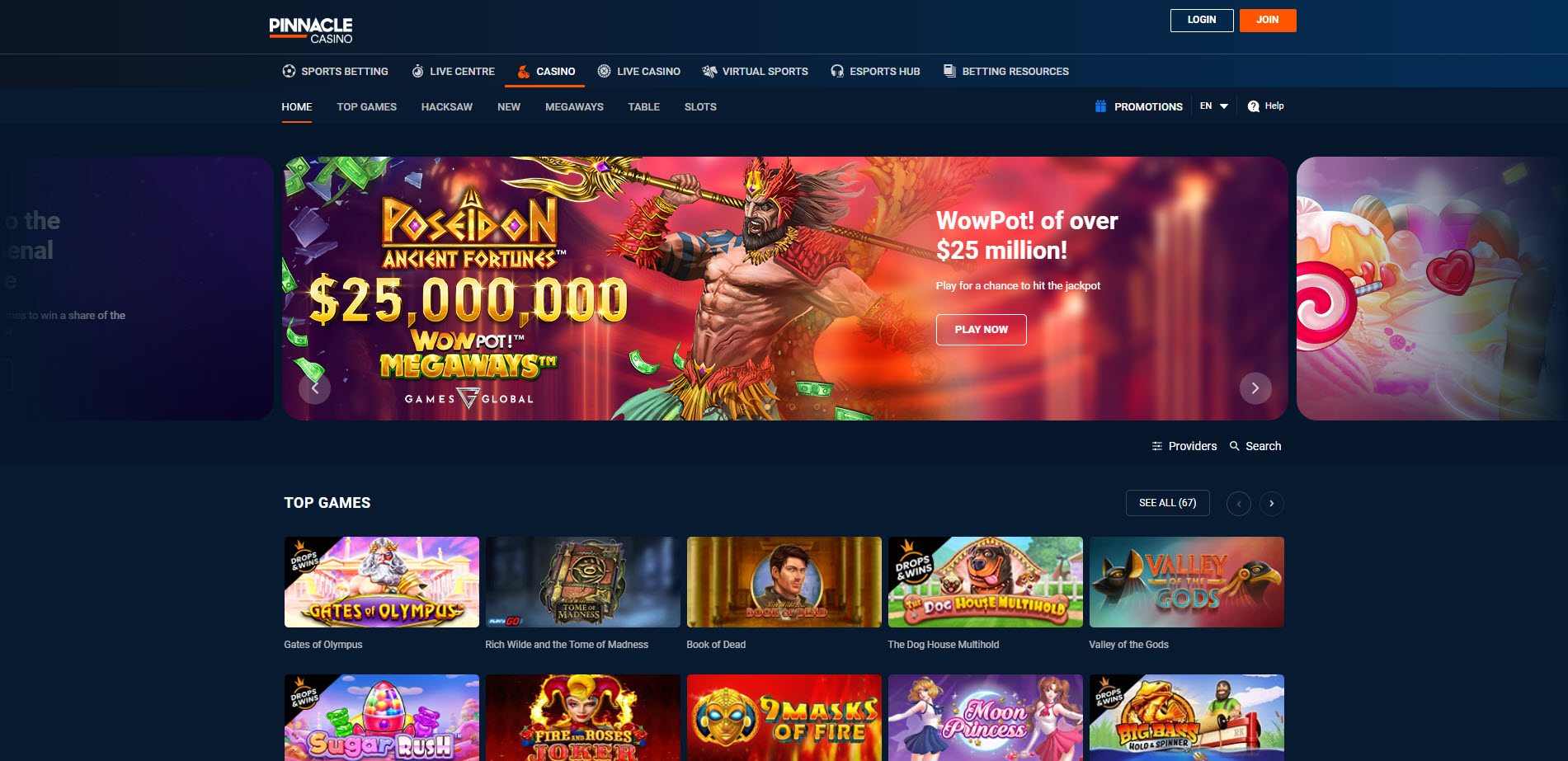Pinnacle Sports Casino