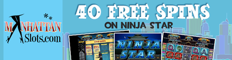40 бесплатных спинов от онлайн казино Manhattan Slots