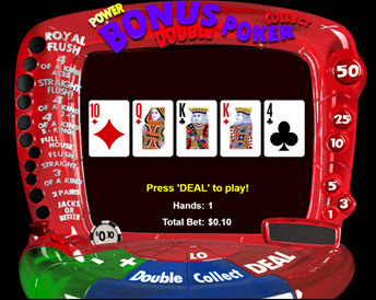 Power Bonus Double Poker