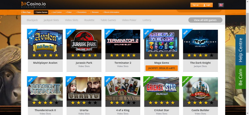 bitcasino-games-page