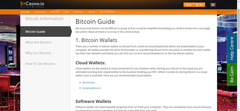 bitcasino-knowledge-base-page