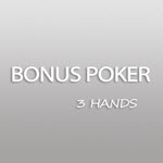 Bonus Poker - 3 Hands