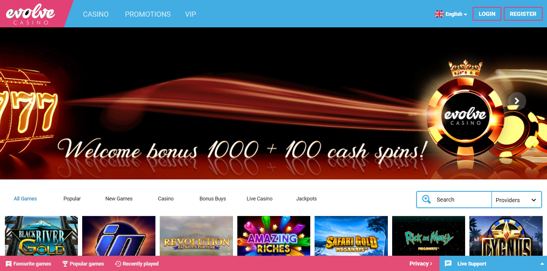 Evolve Casino