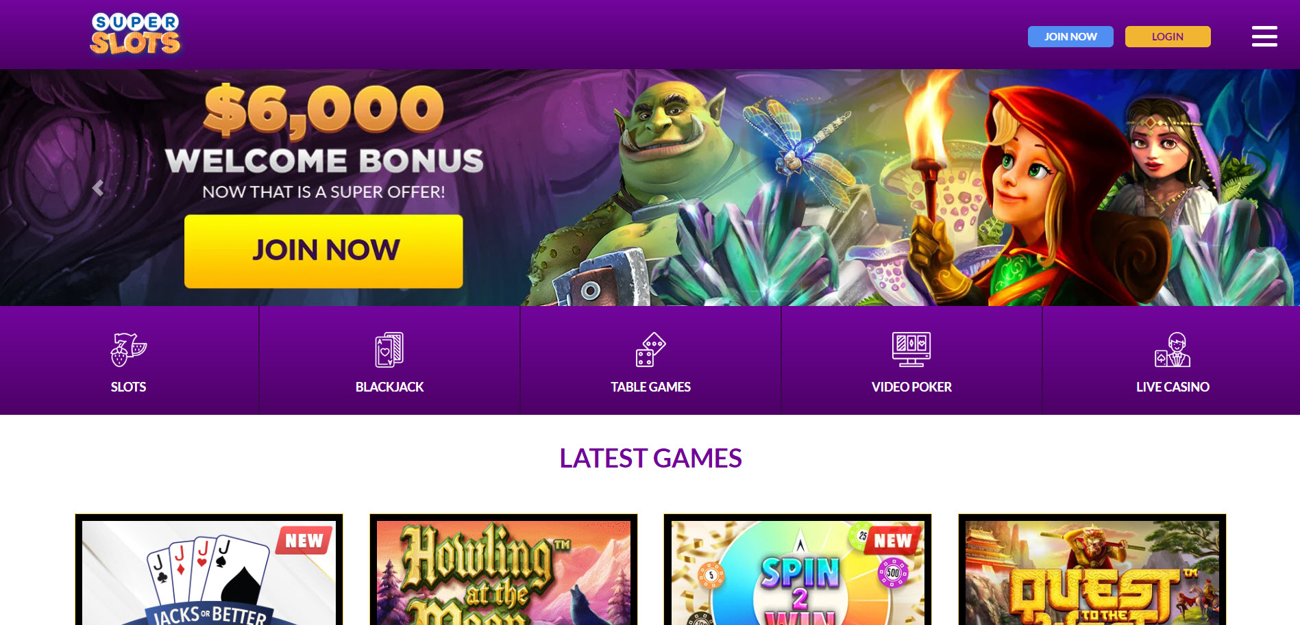 Super Slots AG Casino