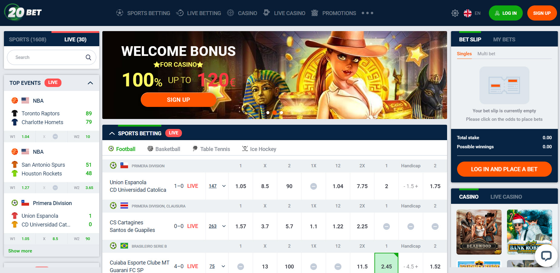 20Bet Casino