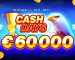 Денежная неделька Ноября 2021 в турнире от Playson на 60 000 EUR