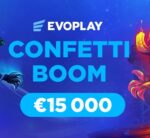 Новогодние хлопушки в турнире от Evoplay с призовым фондом 15 000 EUR