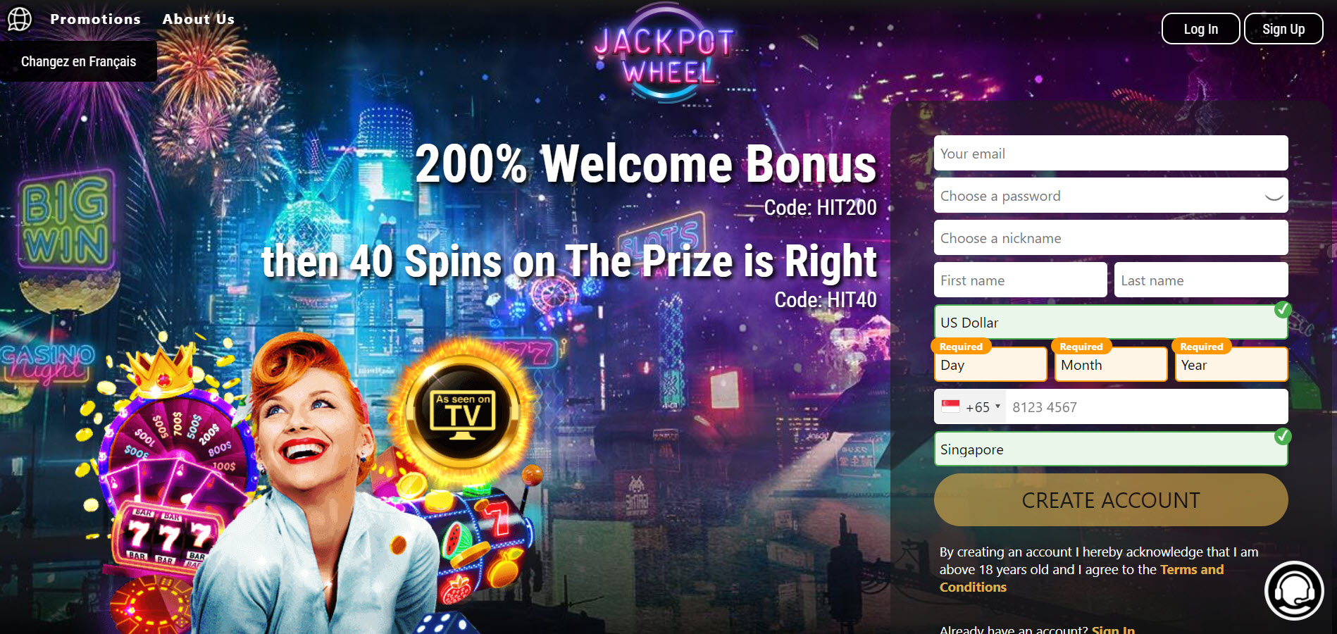 Jackpot Wheel Casino