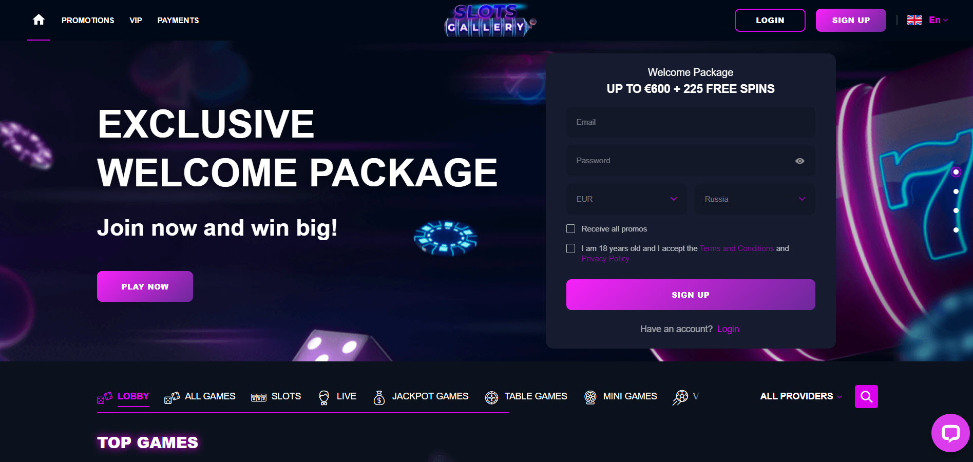 Slots Gallery Casino