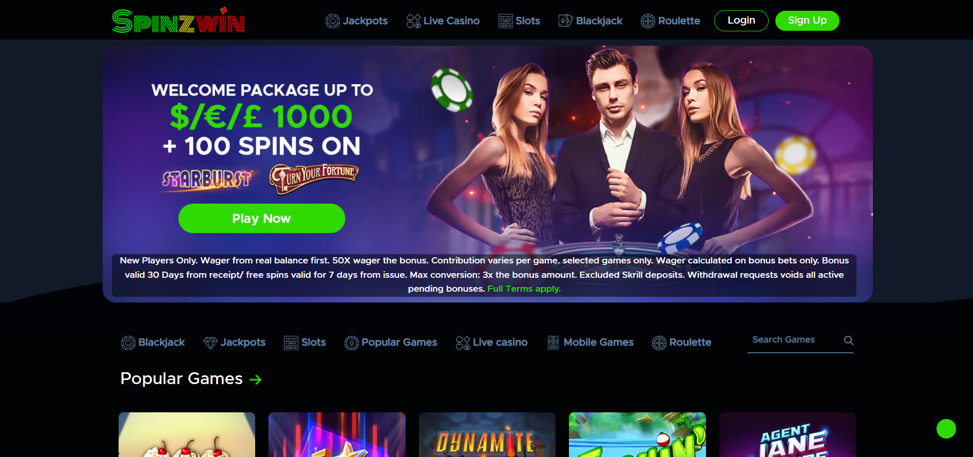 Spinz Win Casino