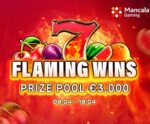 Огненные выигрыши на 3 000 EUR в турнире от Mancala Gaming