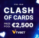 Карточная битва в турнире на 2 500 EUR от TVBet