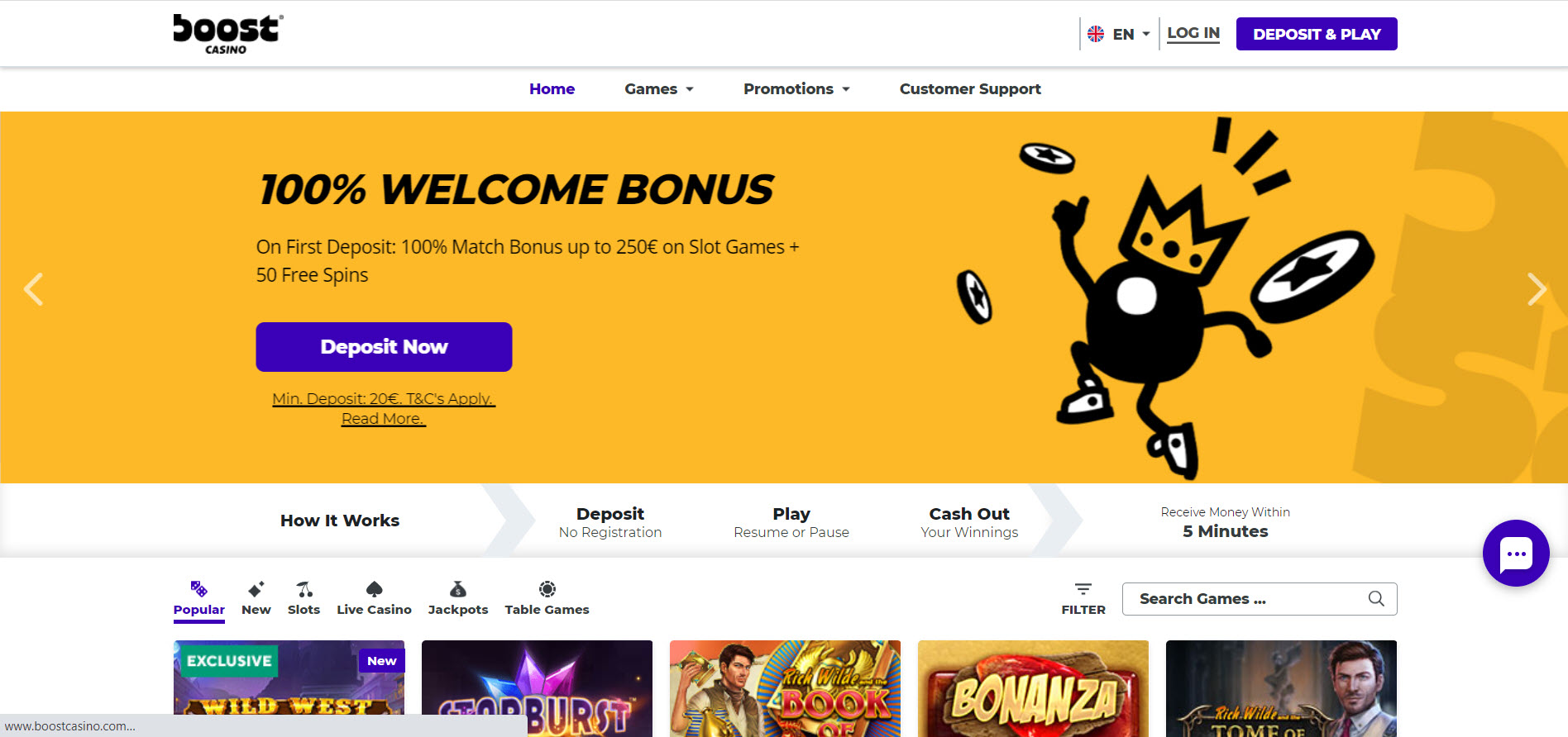 Boost casino