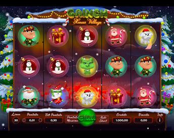 Grinch Xmas Village