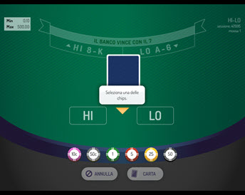 Hi-Lo (Giocaonline)