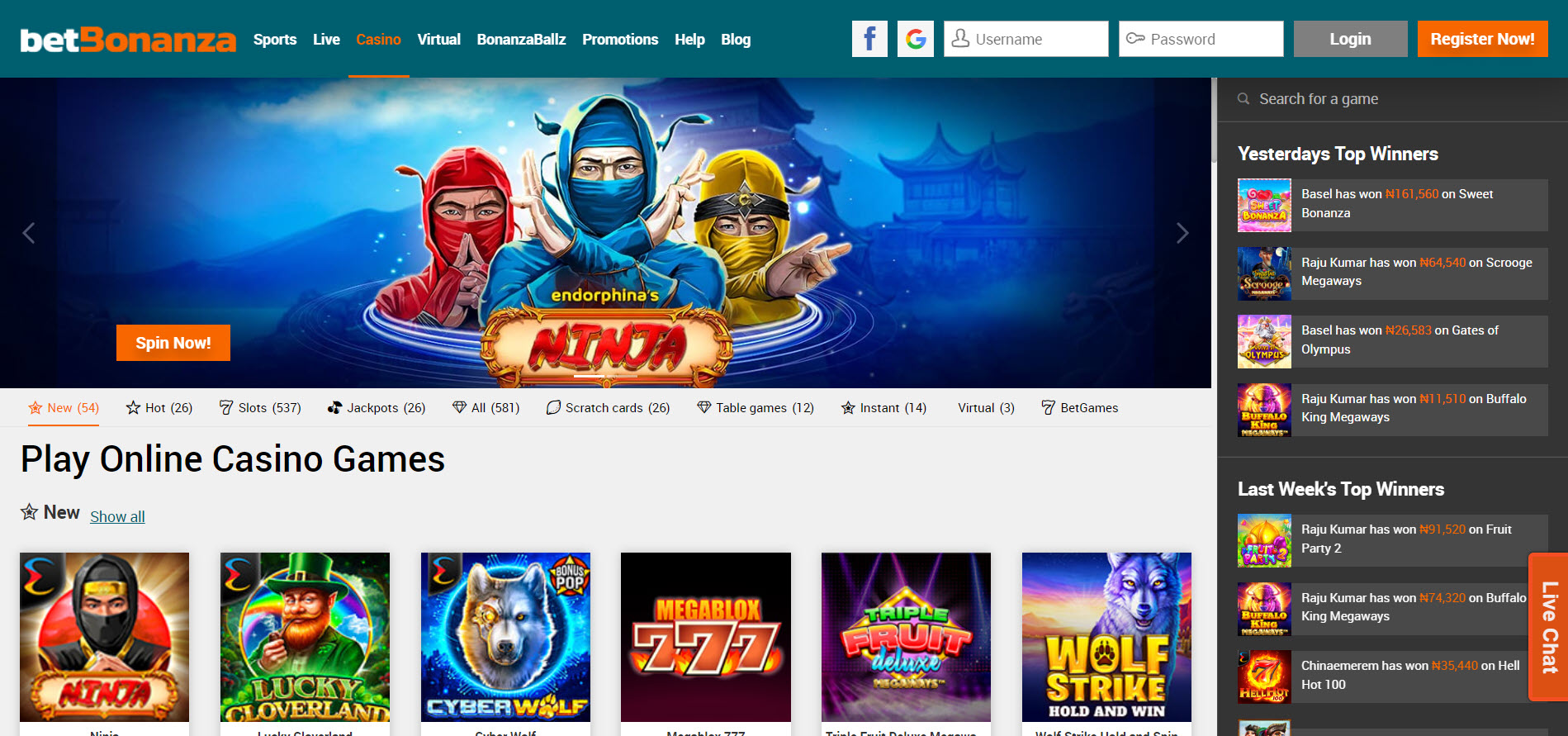 Bet Bonanza Casino