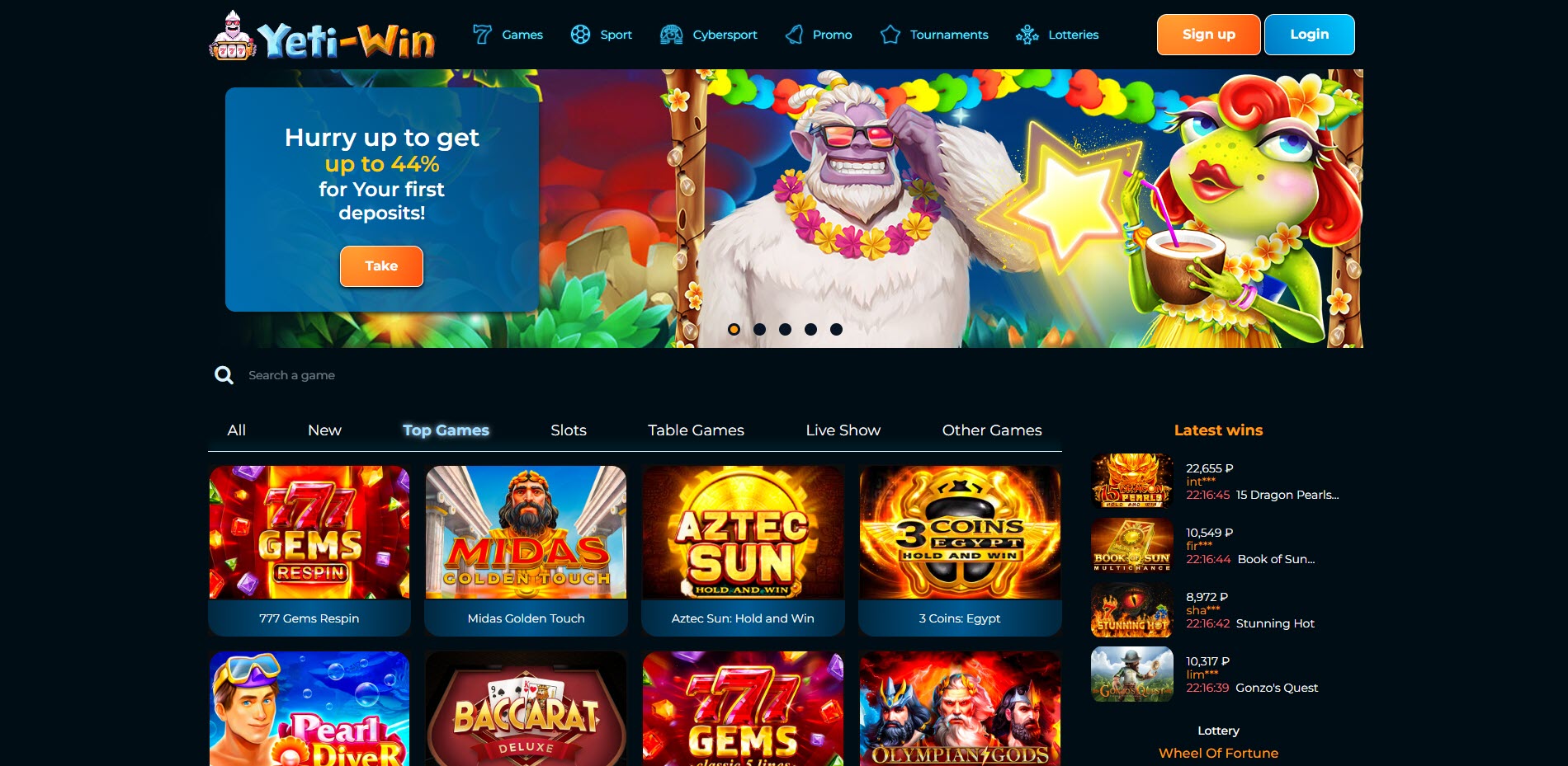 Yeti Win Casino