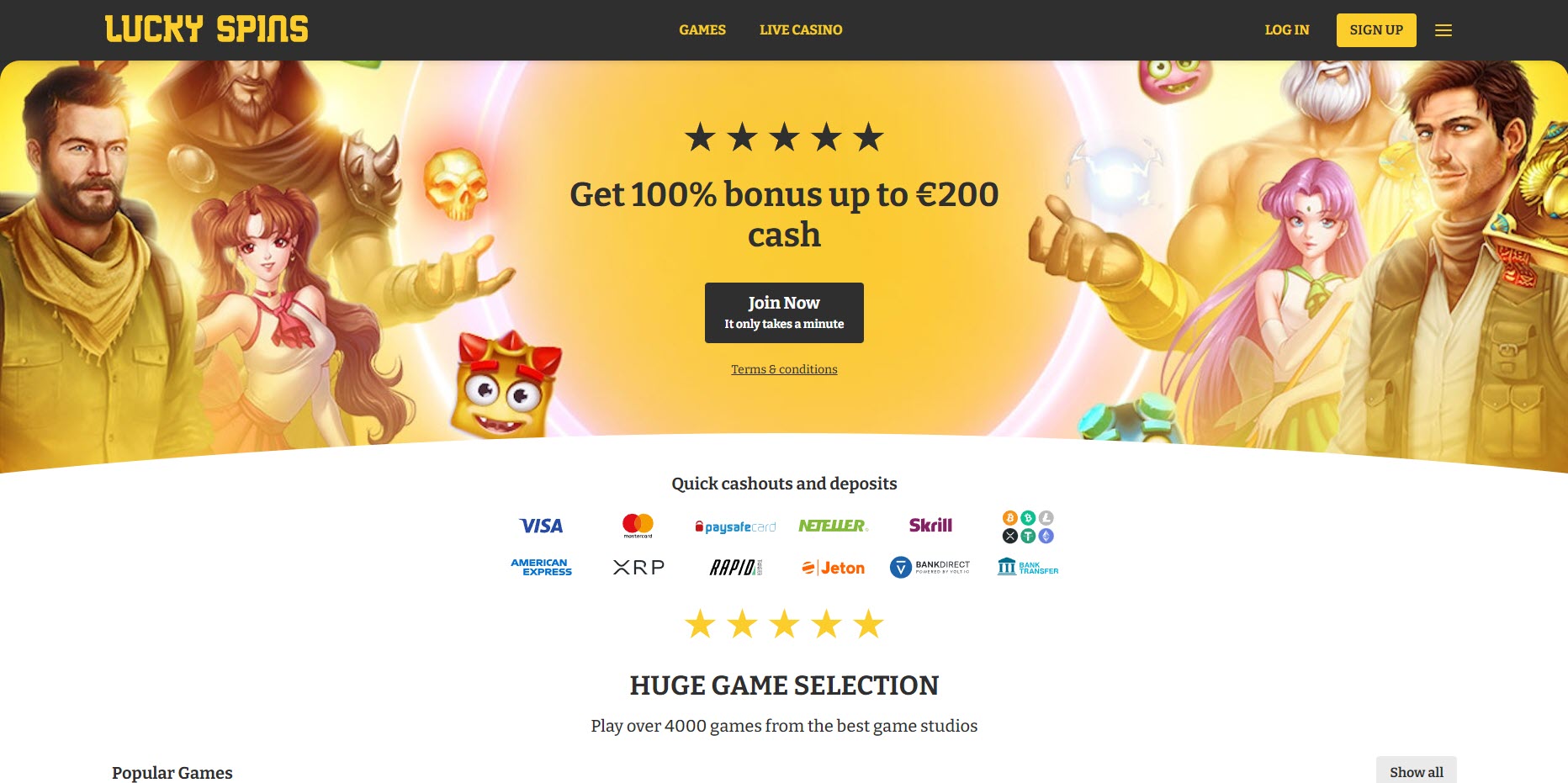 LuckySpins.com Casino