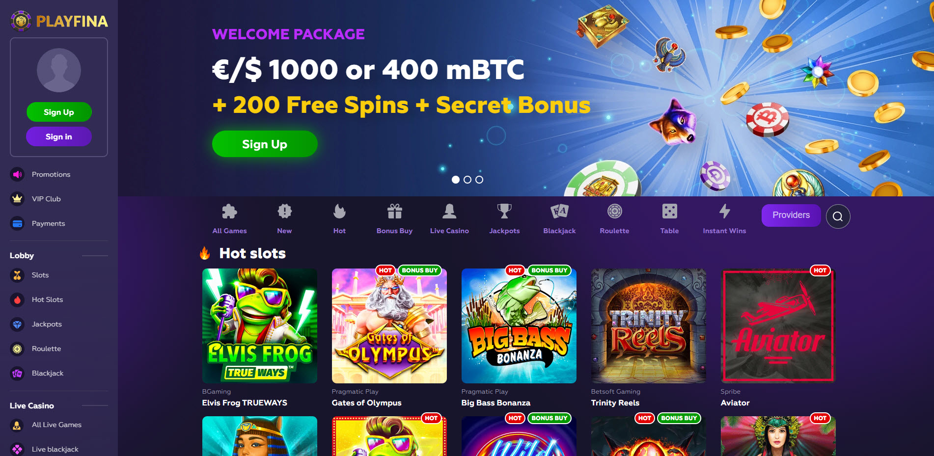PlayFina Casino
