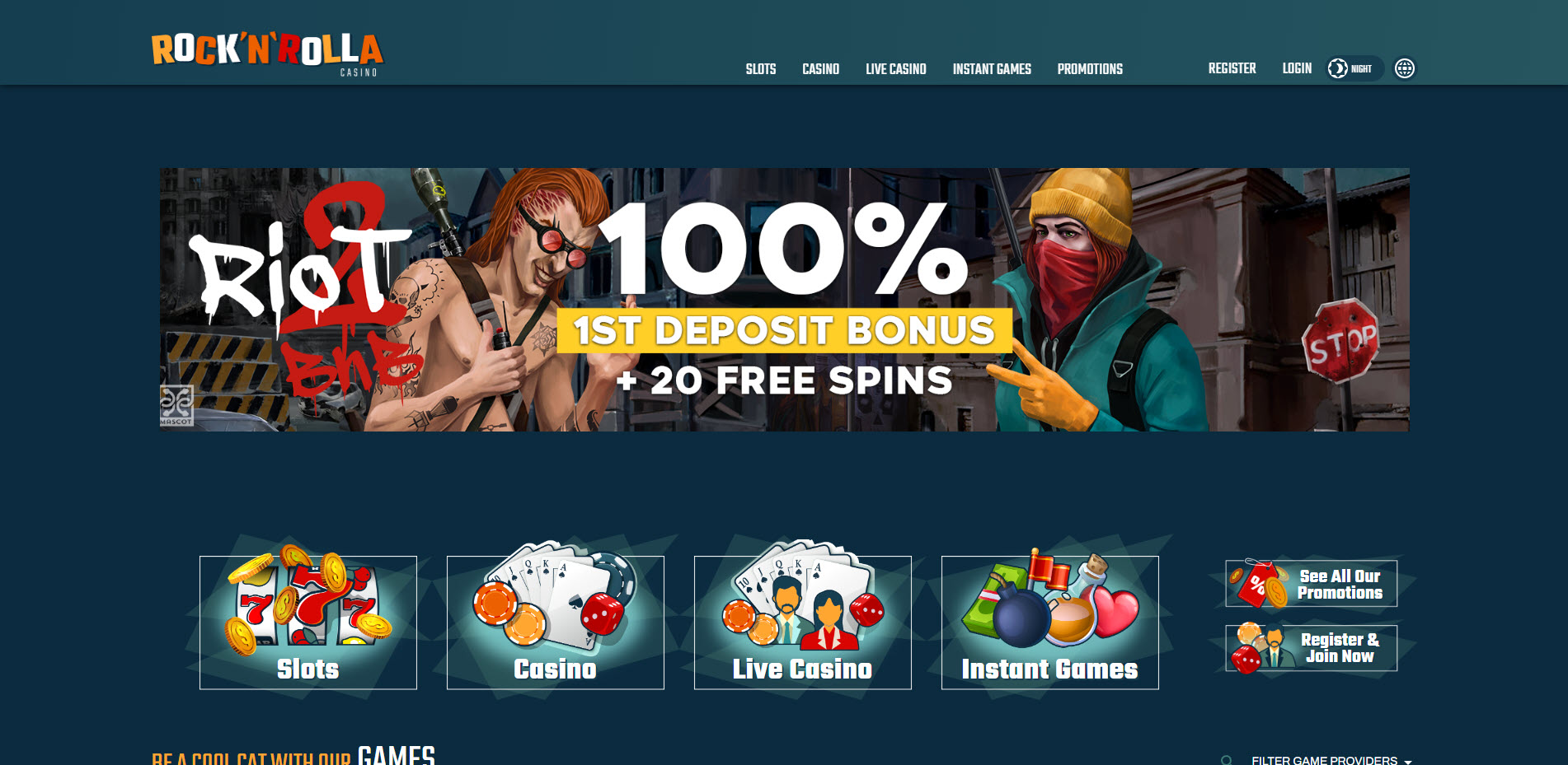 Rock N Rolla Casino