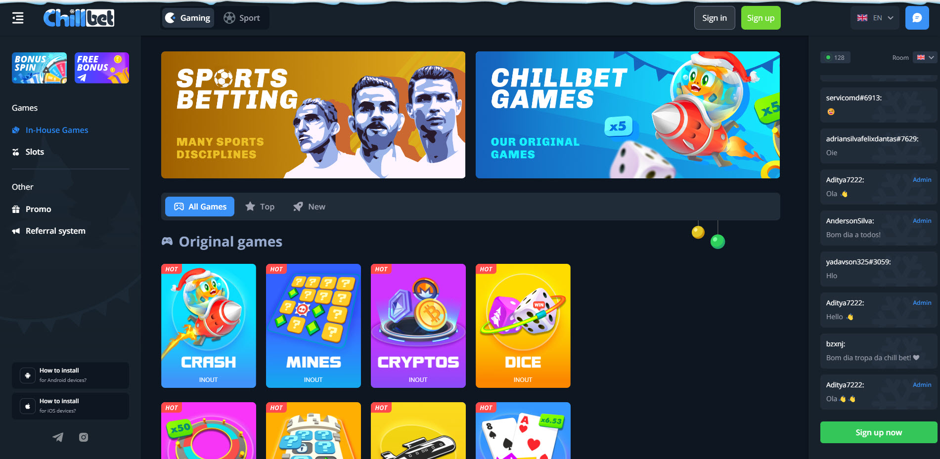 CHill Bet Casino