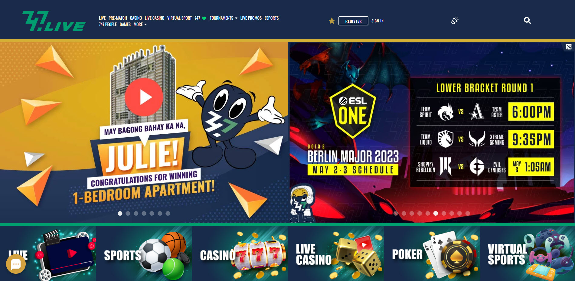 747 Live Casino