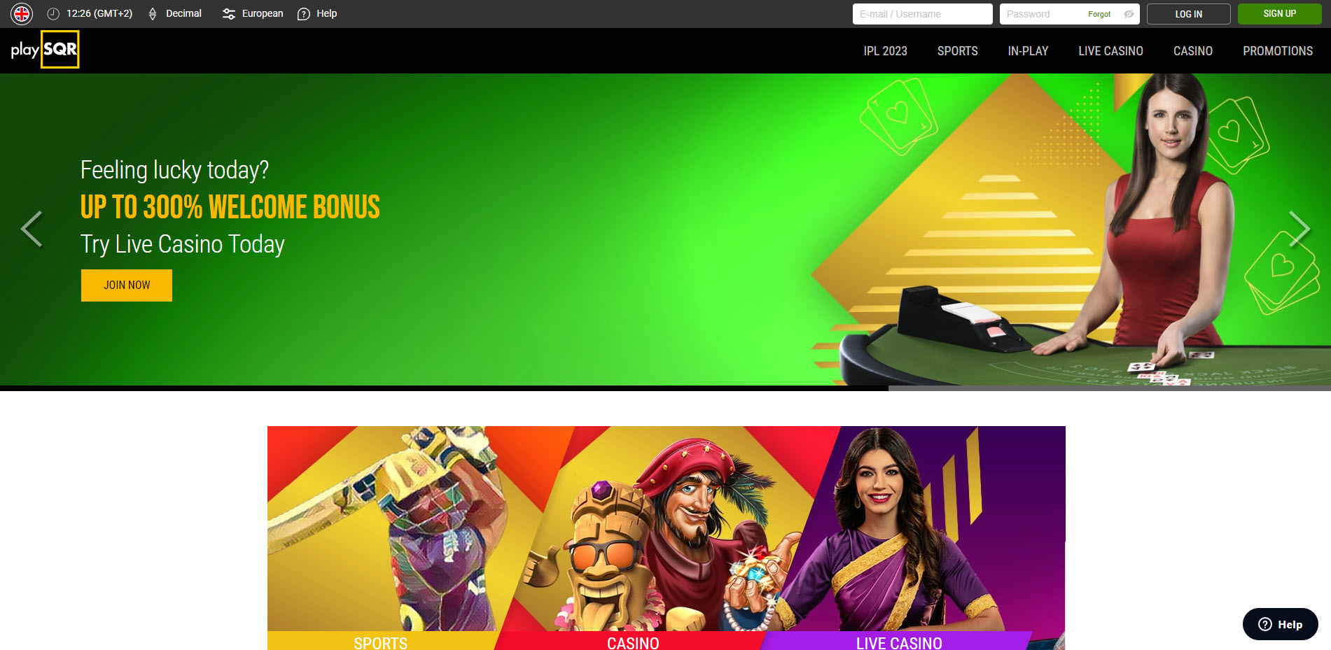 Play Sqr Casino