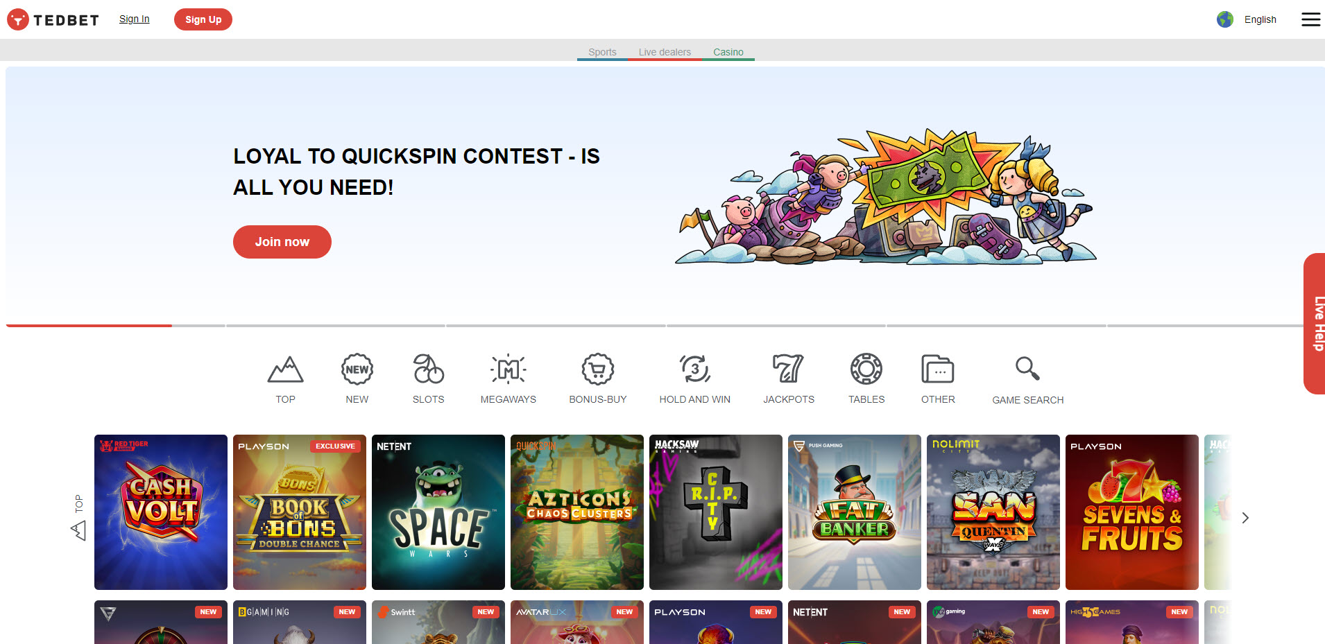 TedBet Casino
