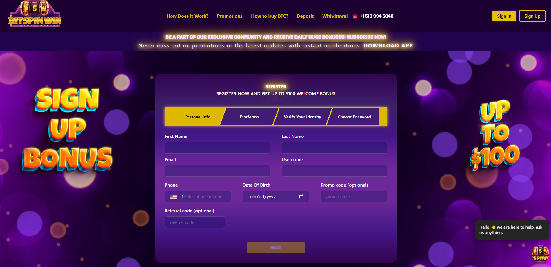 BitSpinWin Casino