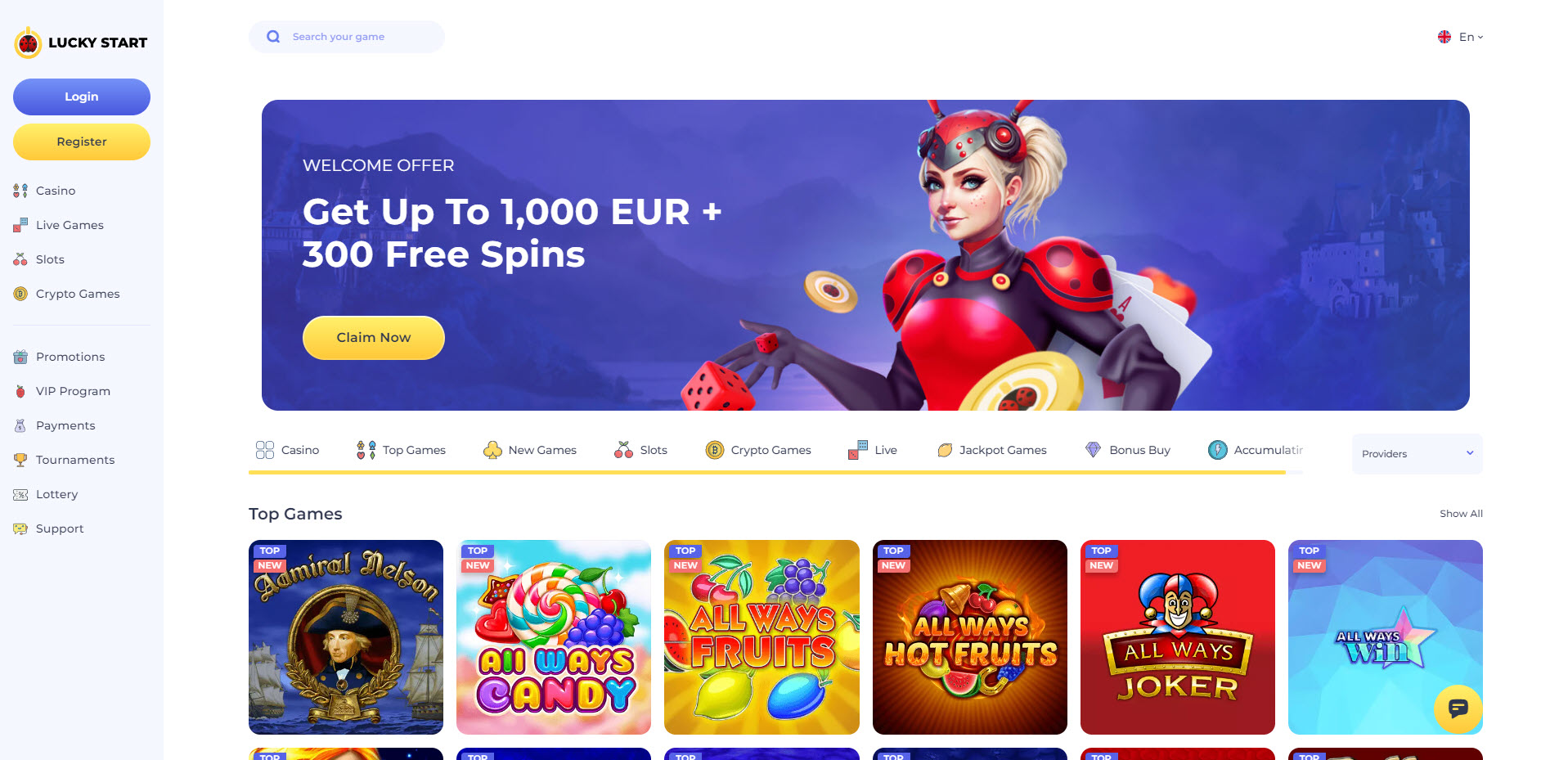 LuckyStart Casino