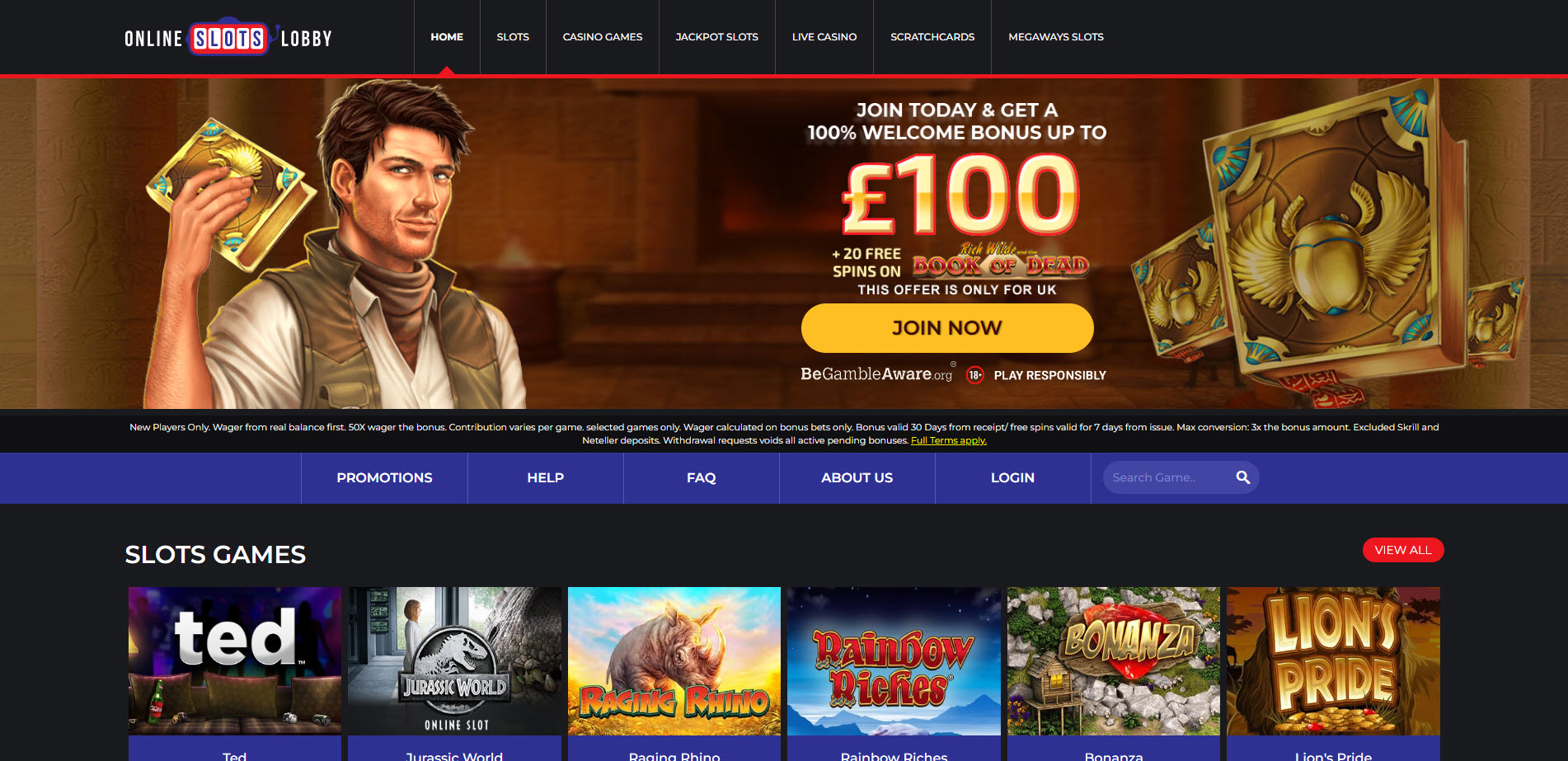 Online Slots Lobby Casino