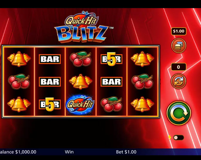 Quick Hit Blitz Red