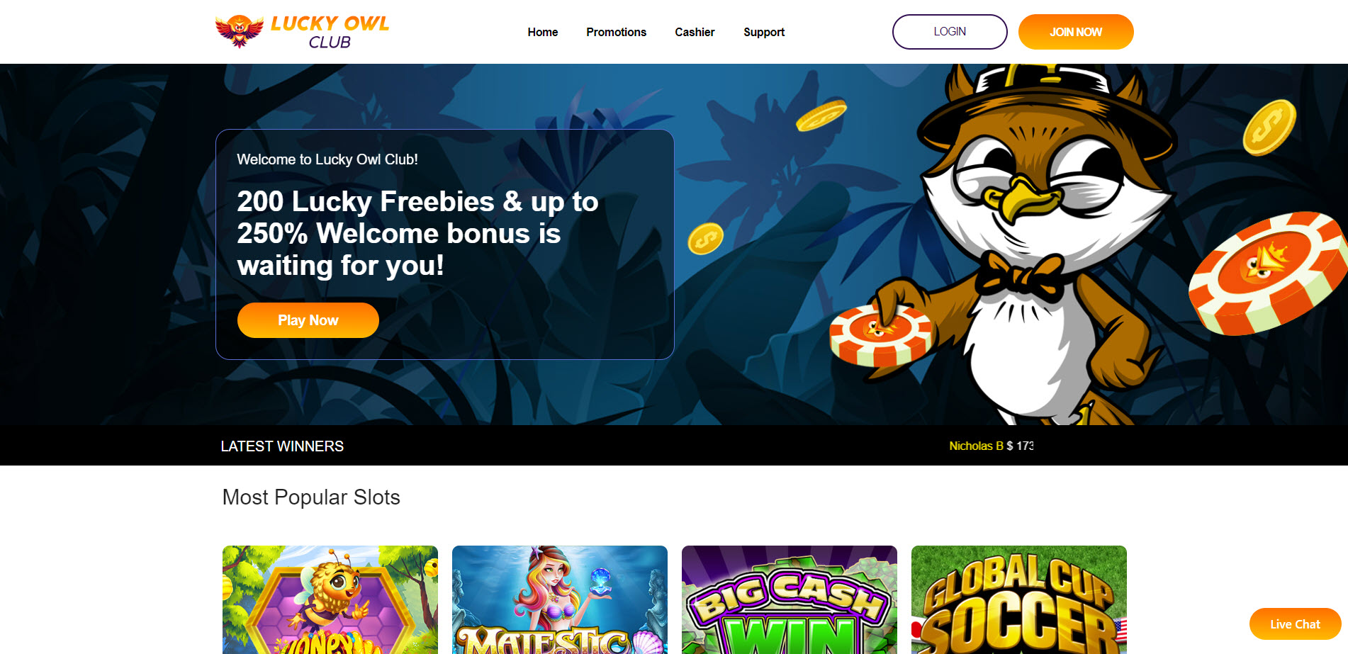 LuckyOwlClub Casino