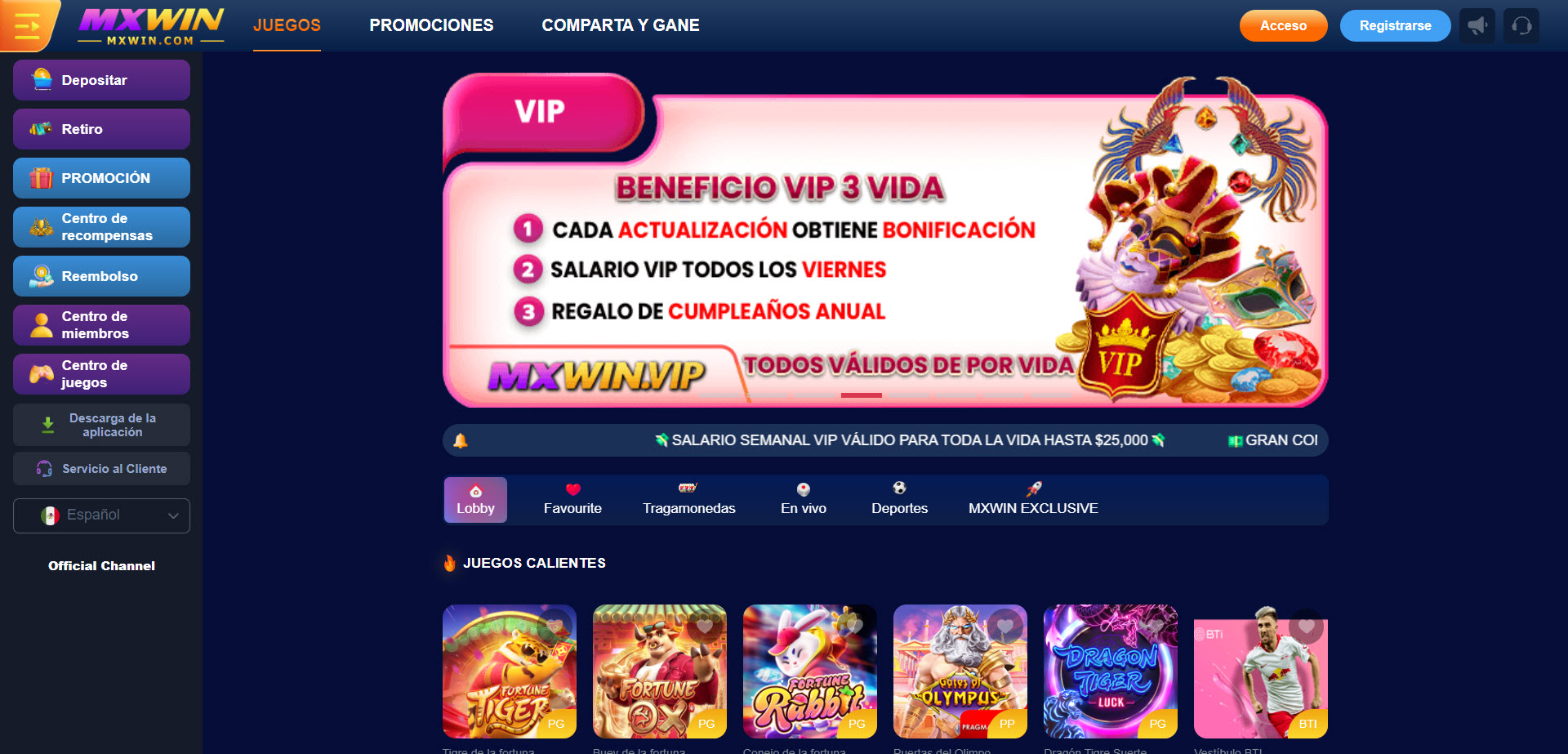 MXWin Casino