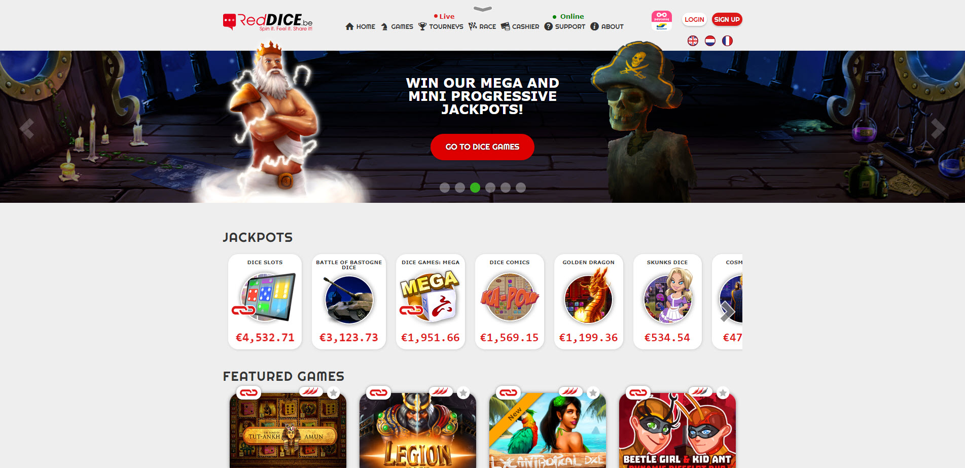 RedDice.be Casino