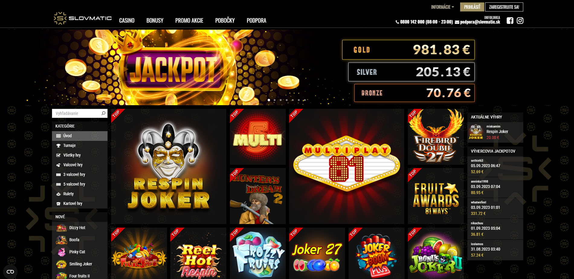 Slovmatic Casino