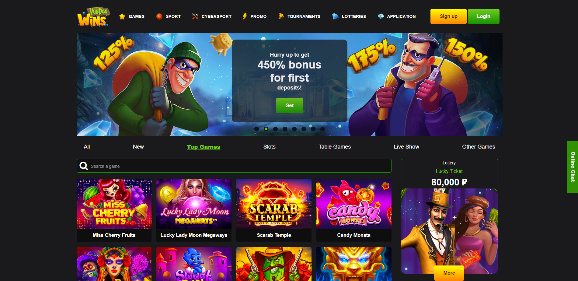 Voodoo Wins Casino