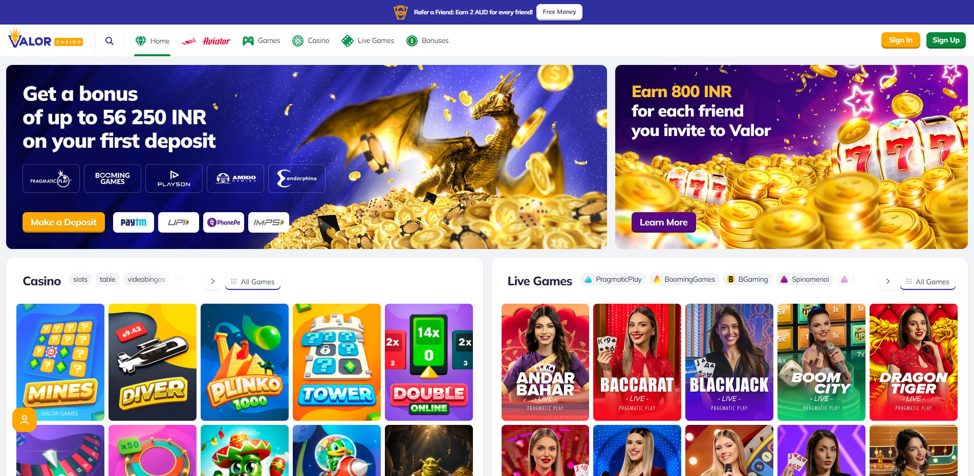 ValorBet Casino