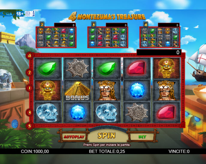 4 Montezuma's Treasure