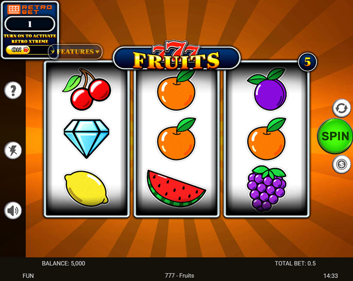 777 - Fruits