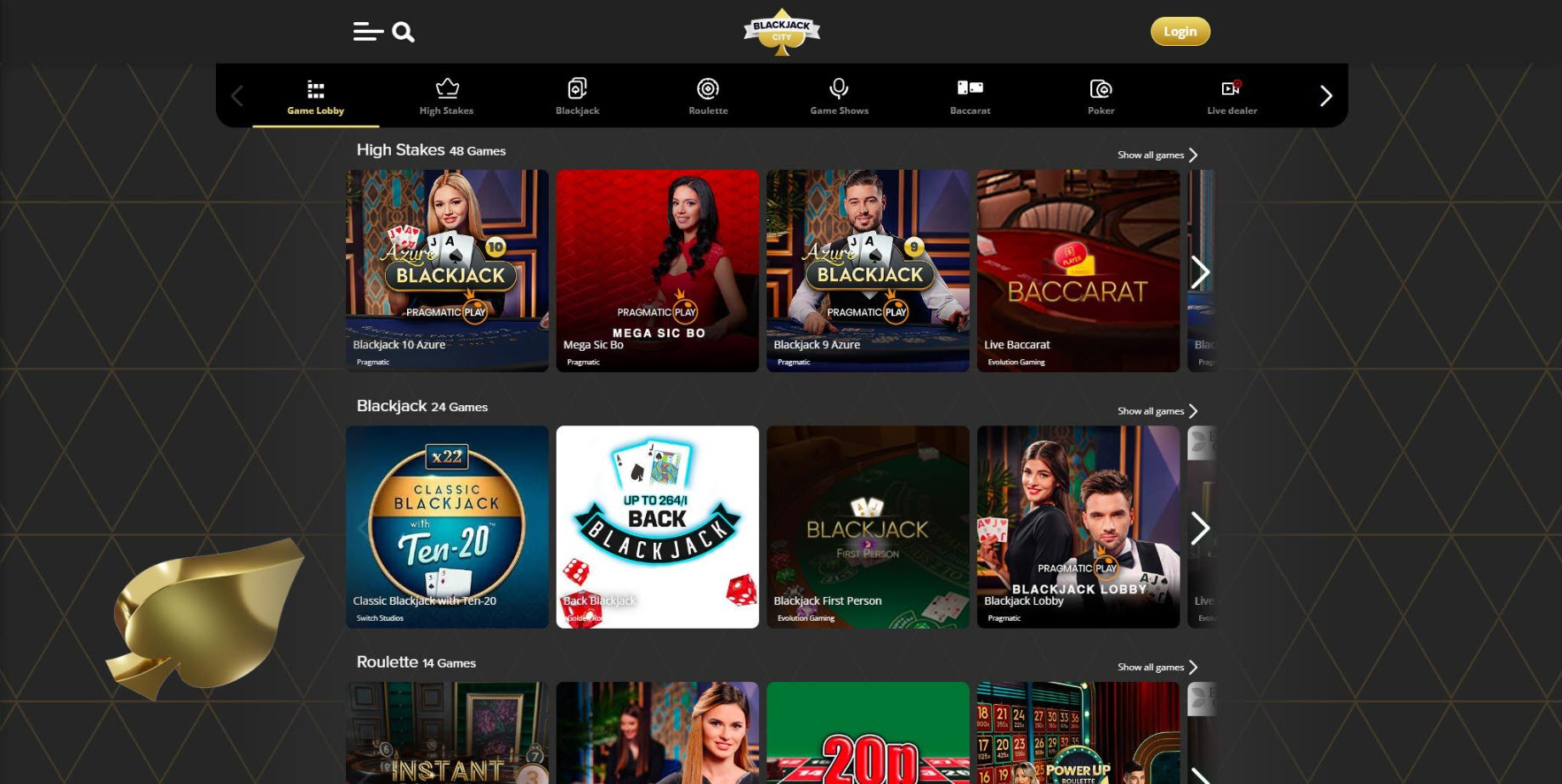 BlackjackCity Casino