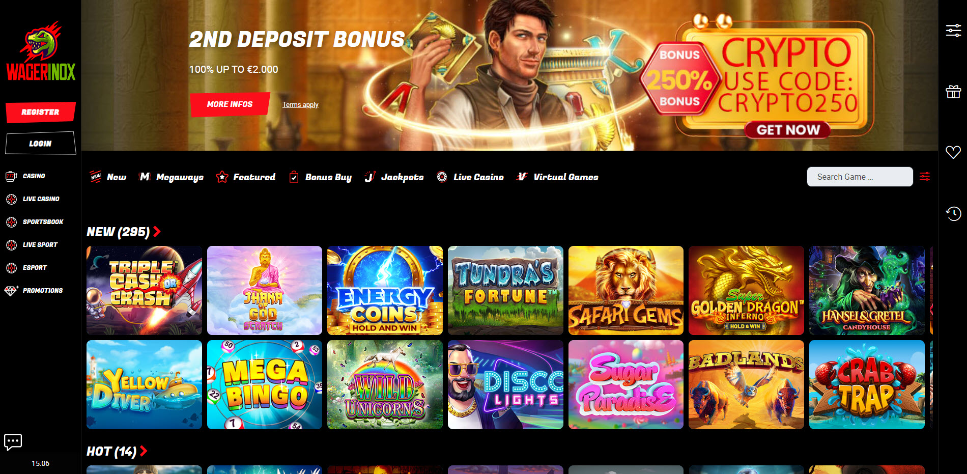 Wagerinox Casino