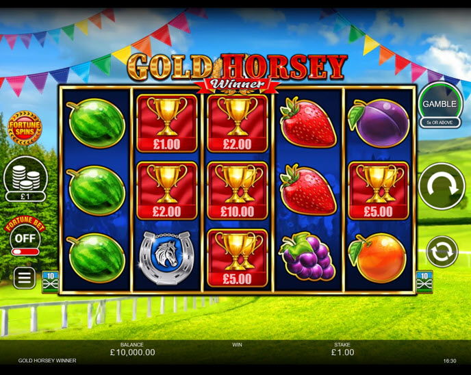 Gold Horsey Winner