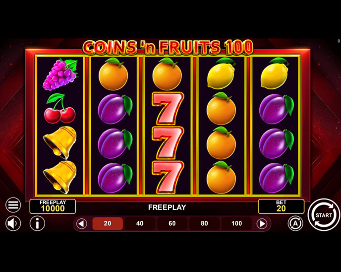 Coins'n Fruits 100