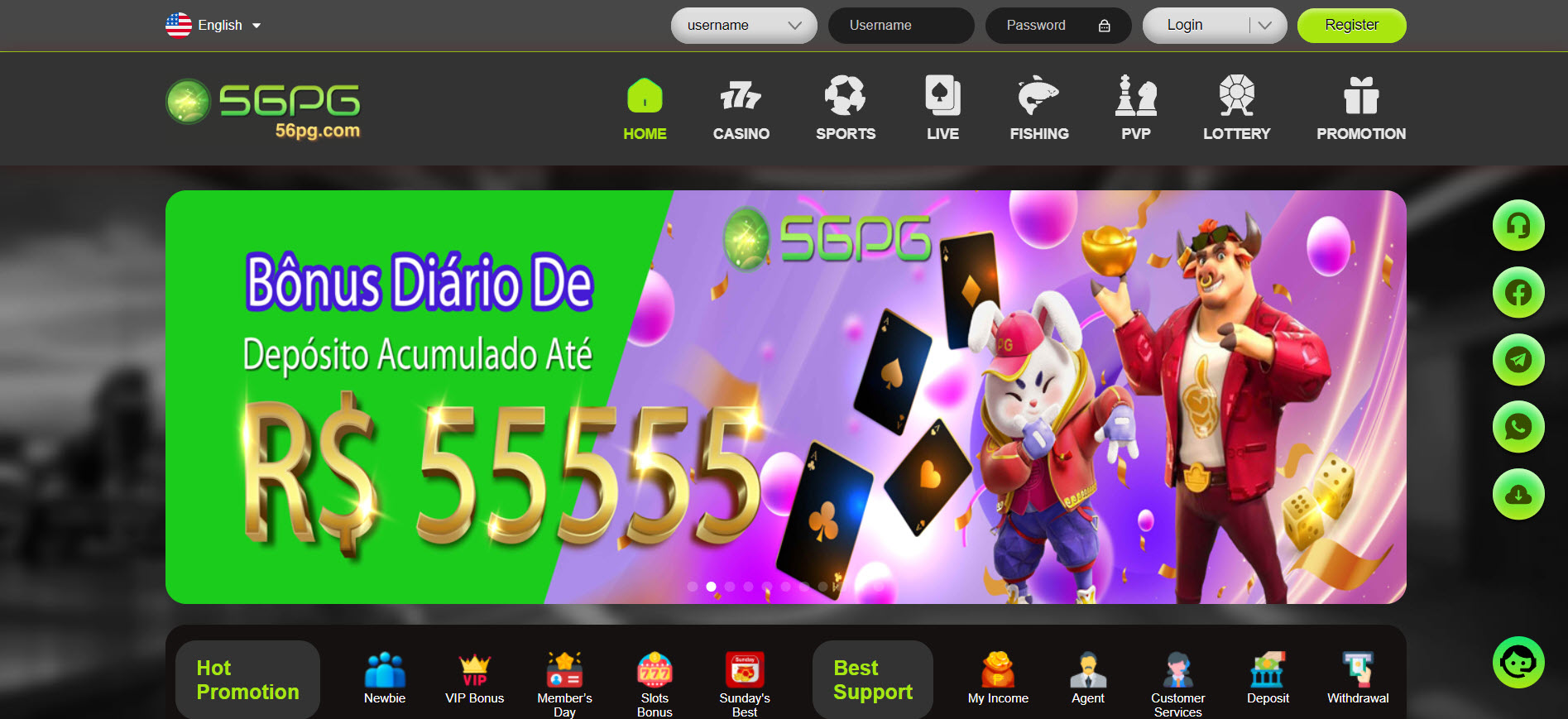 56PG Casino