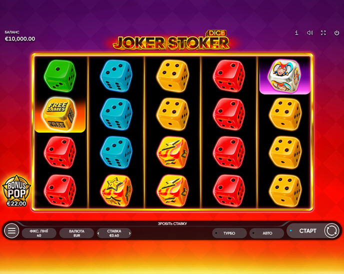 Joker Stoker Dice