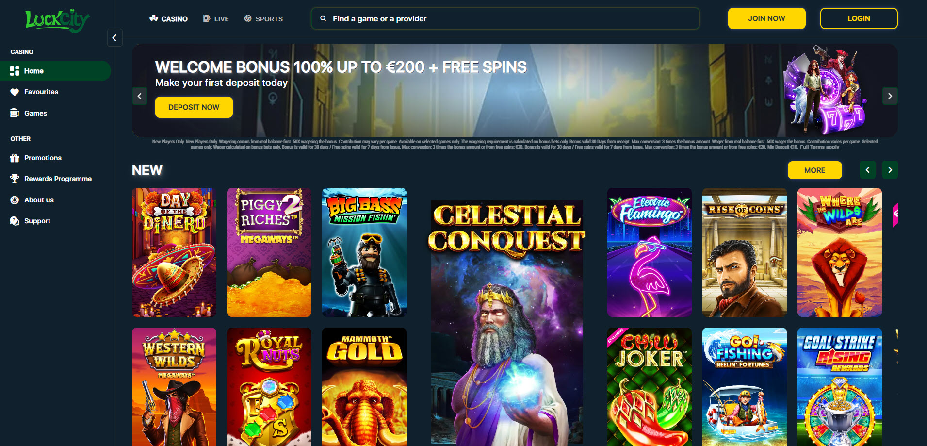 LuckCity Casino