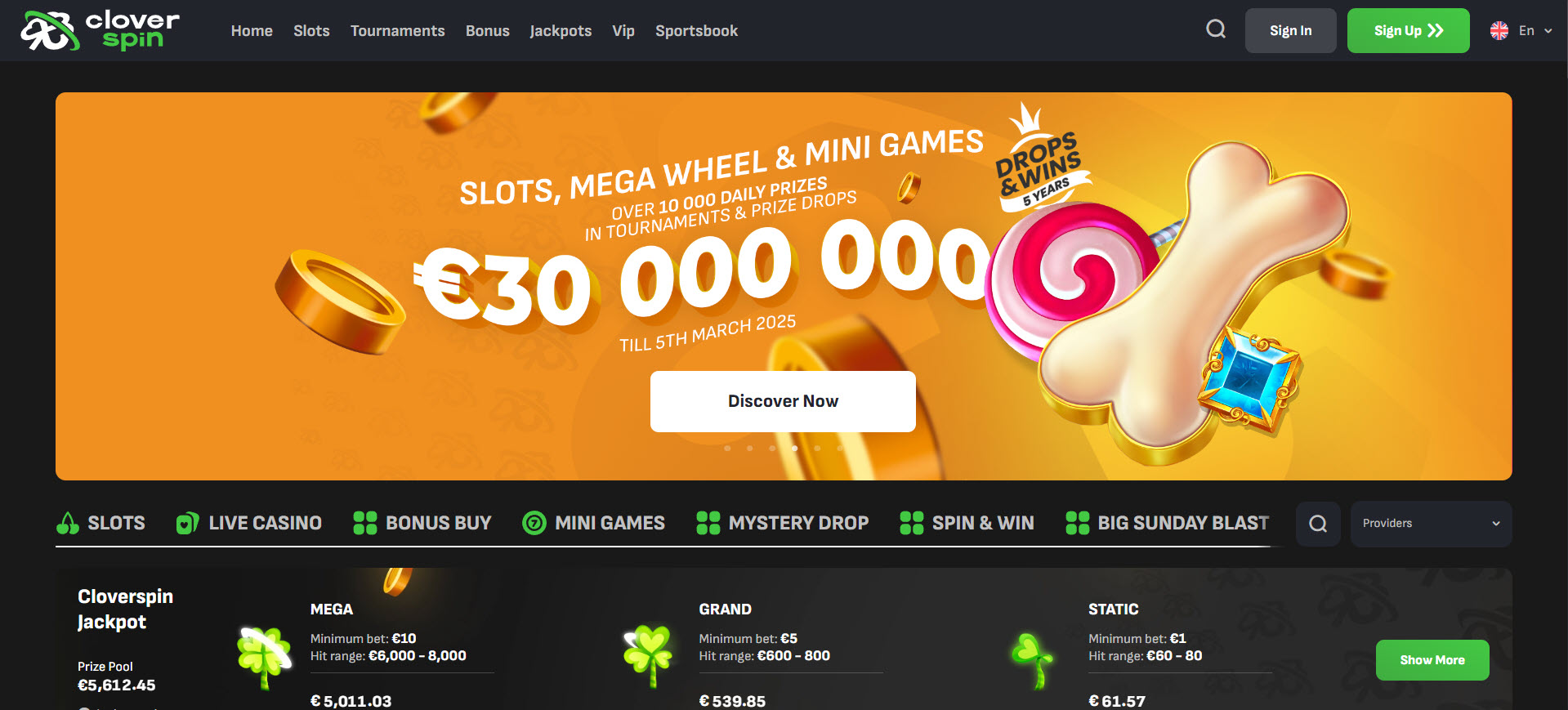 Cloverspin Casino