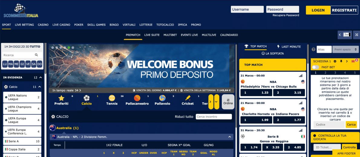 Scommesseitalia Casino